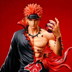 Naruto Series Ten Years of Shinobi Pain Scene Two-Dimensional Model Gk Figurine Statue Trendy Toy Standing Pose Ornament
