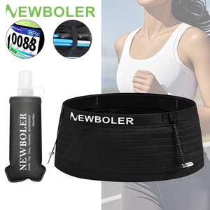 
NEWBOLER Marathon Sports Belt Bag Mobile Phone Bag Running Fitness Invisible Multifunctional Men's and Women's Water Bottle Belt