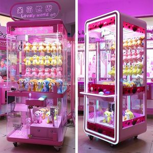 
Large-scale doll grabbing machine, game robot, human rocker clamping doll machine, coin-operated scanning code, real-person stall commercial use