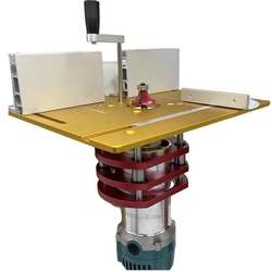 Woodworking Trimming Machine Engraving Machine Bakelite Milling Flip Plate Workbench Multi-Functional Adjustable Table Chamfering Trimming Slotting