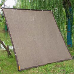 Brown Sunshade Net, Thickened, Universal Plant Heat Insulation, Balcony Shading, Encrypted Sun Protection Net, Sunshade, Outdoor Essential