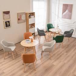 Solid wood dining chairs, home coffee restaurant dining tables and chairs, stools, backrests, desks and chairs, leisure hotel reception and negotiation chairs