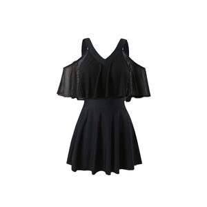 
2024 new g one-piece swimsuit for women with high-end feel, slightly fat, covering the flesh, making the body look slim, conservative steel support, gathered swimming rims