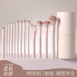 Danyong Beginner Makeup Brush Set for Beginners and Students: Lip Brush, Concealer Brush, Blush Brush, Eyeliner Brush, Foundation Brush - Complete Set