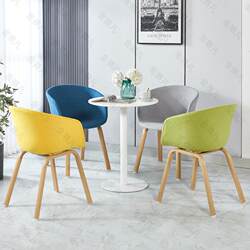 Nordic negotiation table and chair combination, sales office reception, leisure cafe, milk tea shop, small round table and chairs