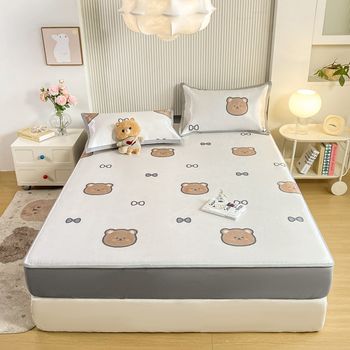 Summer Class A maternal and infant grade rattan mat, washable ice silk mat, folding air-conditioned mat, naked sleeping mat, fitted sheet, soft mat