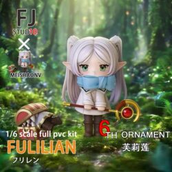 Winter-Themed Frieren Merchandise Japanese Anime Gk Statue Figure Cute Desktop Car Decoration Gift