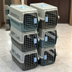 Airline Carrier Cat Cage, Pet Transport Box, Car-Mounted Dog Cage, Cat Box