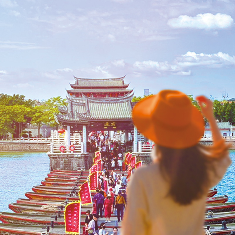 潮州市区一日游2-6人纯玩团 潮州古城广济桥牌坊街 潮汕包车旅游