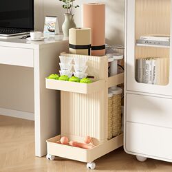 Yoga mat storage basket with wheels for sports and fitness equipment supplies basket household badminton dumbbell storage 1