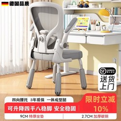 German Study Chair, Special Chair for Middle and High School Students, Adjustable Ergonomic Computer Chair for Teenagers