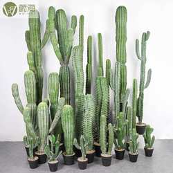 Simulated fairy pillar Nordic green plant cactus tropical plant window garden landscaping large-scale ground-standing fake tree bonsai
