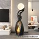 Large floor-standing abstract e-art ornament lamp light luxury high-end living room next to the TV cabinet home decoration housewarming gift