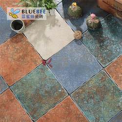 Blue Bee Malachite Courtyard Tiles Antique-Style Garden Outdoor American Country Style Non-Slip Balcony Floor Tiles 300