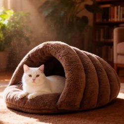 Cat House, Winter Warm Enclosed Cat Tent, Cat House with a Sense of Security, Suitable for All Seasons, Winter Dog House