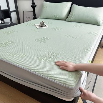 
2025 new c style Bingdoudou mat, category A maternal and infant grade summer super cool bed sheet, air-conditioned soft mat three-piece set
