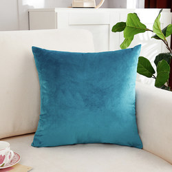 Solid Color Pillow, Light Luxury, Ultra-Soft, Simple, High Elasticity, Large Back Cushion, Living Room Pillow Cover, Sofa Cushion, Car Cushion with Insert