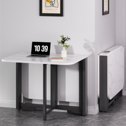 Folding table dining table for home use in small apartments, ultra-thin and multi-functional