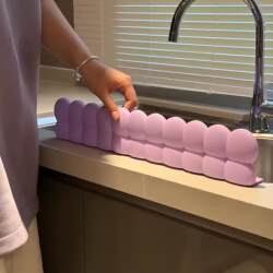 Dopamine water retaining board kitchen sink pool edge silicone suction cup splash proof waterproof water retaining strip bathroom cleaning