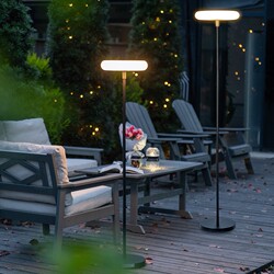 Outdoor waterproof solar lawn lamp can be filled with USB simple modern villa garden landscape courtyard IF award lamp