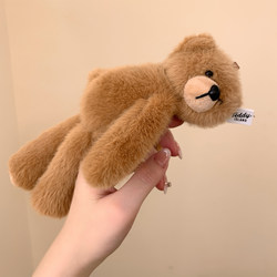 Adorable and Durable~ Soft and Cute Bear Doll Hair Clip, Unique and Personalized Design Side Clip, Hair Accessory for Women