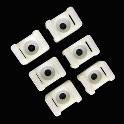 Saddle type nylon tie holder cable management clip screw wire holder HC-0 1 1S 2 2S 4 STM