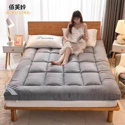 Thickened Mattress with 3D Feather Velvet, Single/Double Dormitory Soft Cushion, Lamb Wool Pad, Export Mattress