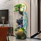 
Peacock flowing water fountain living room circulating water indoor office ornaments entrance decoration floor-to-ceiling housewarming opening ceremony