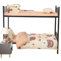 Quilt and bedding set, a complete set of summer summer quilt bedding student dormitory single six-piece set quilt core