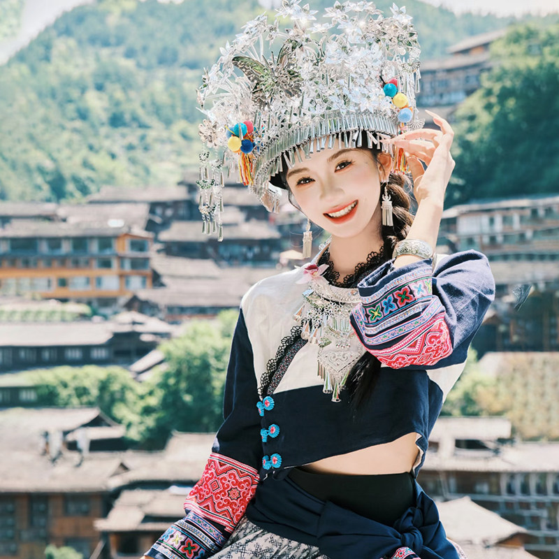 2人起一单一团 含机票贵州旅游黄果树梵净山千户苗寨6天5晚私家团