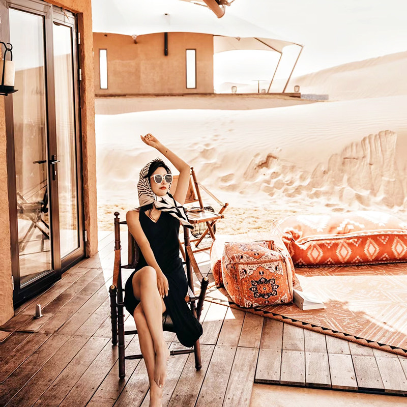 8人纯玩小团 含机票宁夏旅游银川腾格里沙漠星星酒店5天4晚跟团游