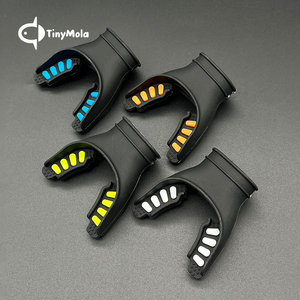 
TinyMola diving mouthpiece breathing tube silicone snorkeling chewing gum professional universal deep diving regulator second stage