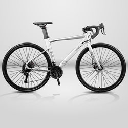 Philip Road Bike for Adults, Men and Women, Student Wind-Breaking Curved Handlebars, Youth Variable-Speed Racing Bicycle