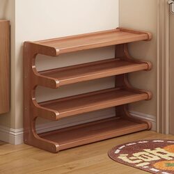 Bamboo Shoe Rack, Simple Household Shoe Rack, Large Capacity Storage Rack, Shoe Cabinet, Simple Multi-Functional Storage Rack