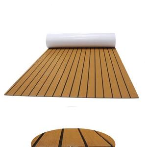 Yacht imitation teak floor RV speedboat fishing boat floor -to -chip anti -slip floor pad glue yacht accessories