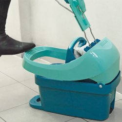 Likuai imported from Germany new flat mop bucket direct to the floor mop water squeezer set