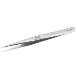 Select VETUS precision stainless steel flying wire tweezers, fine industrial grade extra fine tip, hardness, quality, non-magnetic