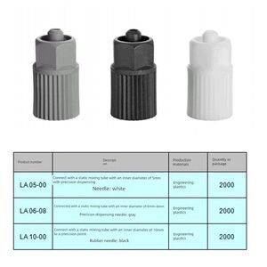 
Mixing tube adapter Static/dynamic mixing tube adapter AB glue accessories AB hose mixing tube adapter