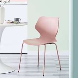 Nordic iron dining chair, simple home backrest chair, light luxury cafe negotiation chair, internet celebrity balcony leisure stool
