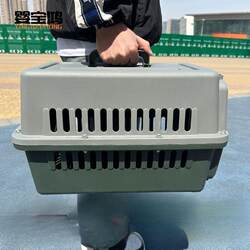 Pet Airline Carrier Box for Cats, Dogs, and Rabbits, Car-Mounted Travel Crate, Large Space Transport Box, Standard Model