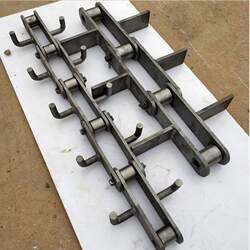 Scraper conveyor transmission chain FU type scraper machine roller chain dust removal zipper machine plate chain available in stock