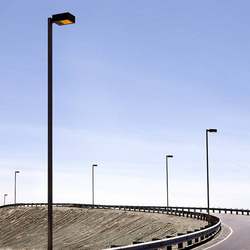 Double-headed high pole court lights 6m8m pole basketball court badminton square street community parking lot center pole lights