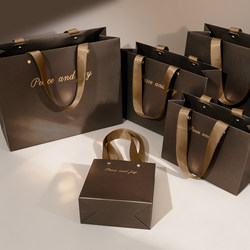 Business Gift Bags, High-End Souvenir Tote Bags, Packaging Bags, Small and Large Sizes, Men's Birthday Gift Paper Bags, Gift Bags