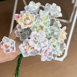 Jingde Popular Handmade Ceramic Eternal Artificial Flowers Creative Desktop Gift Ceramic Flower Handmade Gift One Gift for Every Year