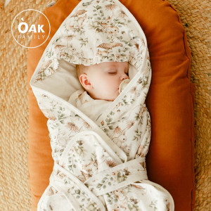 
Oak Family quilt newborn baby scarf spring and autumn pure cotton quilt baby supplies anti-shock bag single swaddle