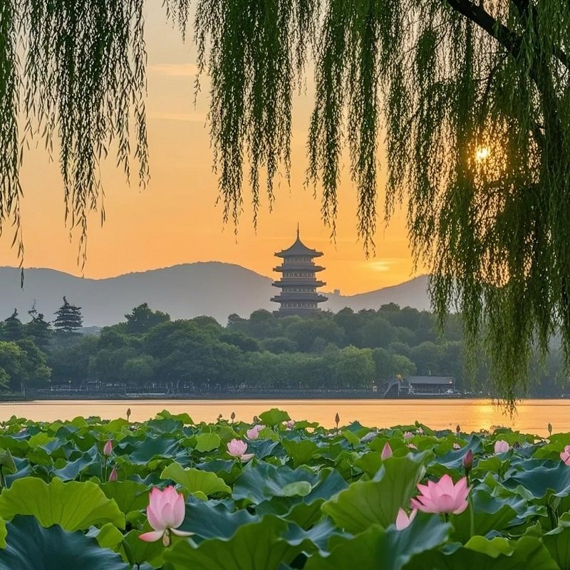 遇见杭州|杭州上海两地自由行游玩西湖景区外滩东方明珠含住宿