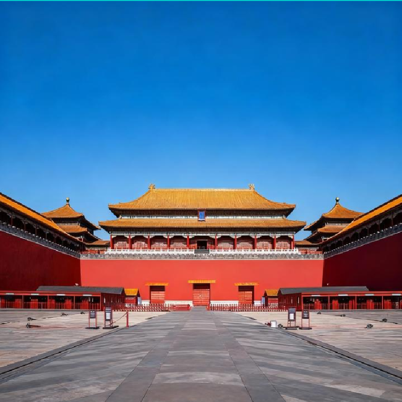 机票北京6天5晚专车自由行+天安门故宫+长城+恭王府+颐和园+天坛