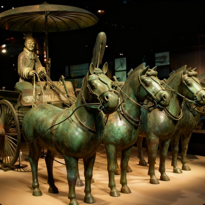 西安5天4晚专车自由行+华山+博物馆大雁塔兵马俑钟鼓楼皮影戏