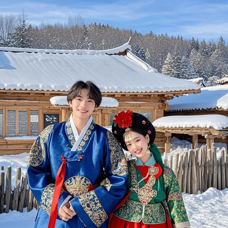 机票+长春长白山延吉哈尔滨5天4晚专车自由行冰雪大世界+天池漂流