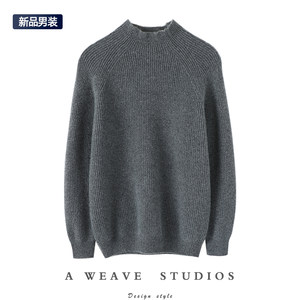 
Easy to wear and easy to match ~ Half turtleneck cashmere sweater for men, pure cashmere sweater, pure cashmere sweater knitted base